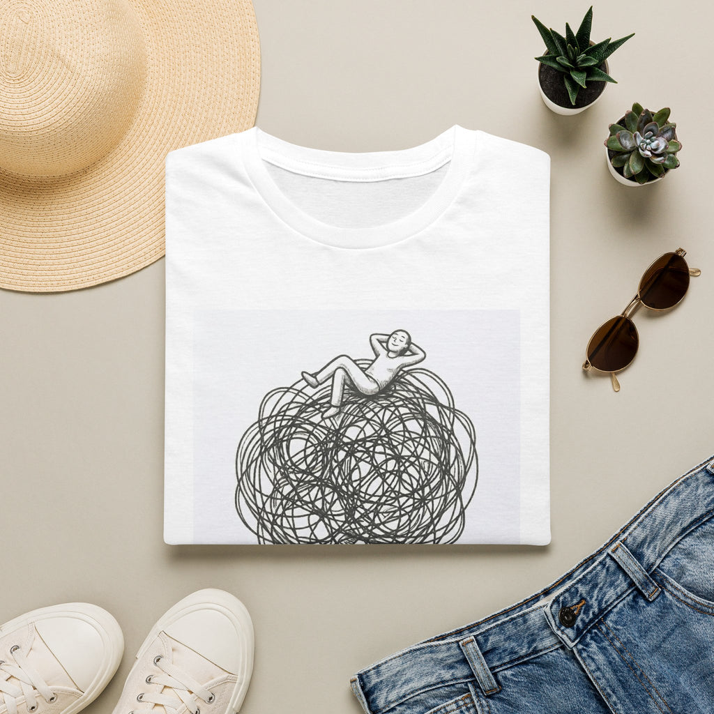'On It.' Relaxed Scribble Graphic Tee