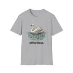 Swan "Effortless" T-Shirt — Serene Swan Graphic Tee