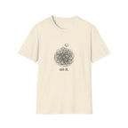 Minimal 'On It' Scribble Illustration Tee (Relaxed, Relatable Humor)