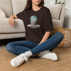 Snow Globe T‑Shirt — “It’s calm in here.” Cozy Winter Graphic Tee