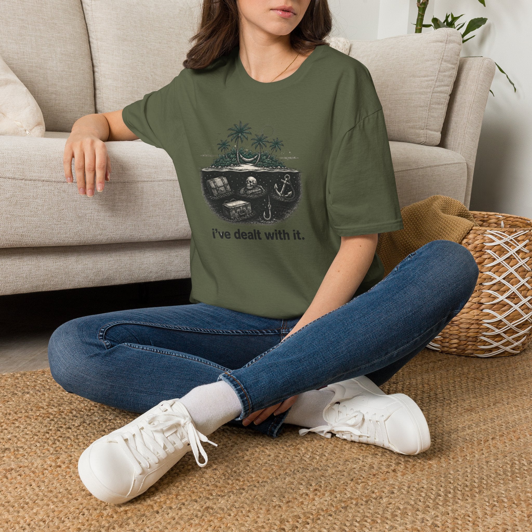 T-Shirt — 'I've Dealt With It' Skull Island Graphic Tee