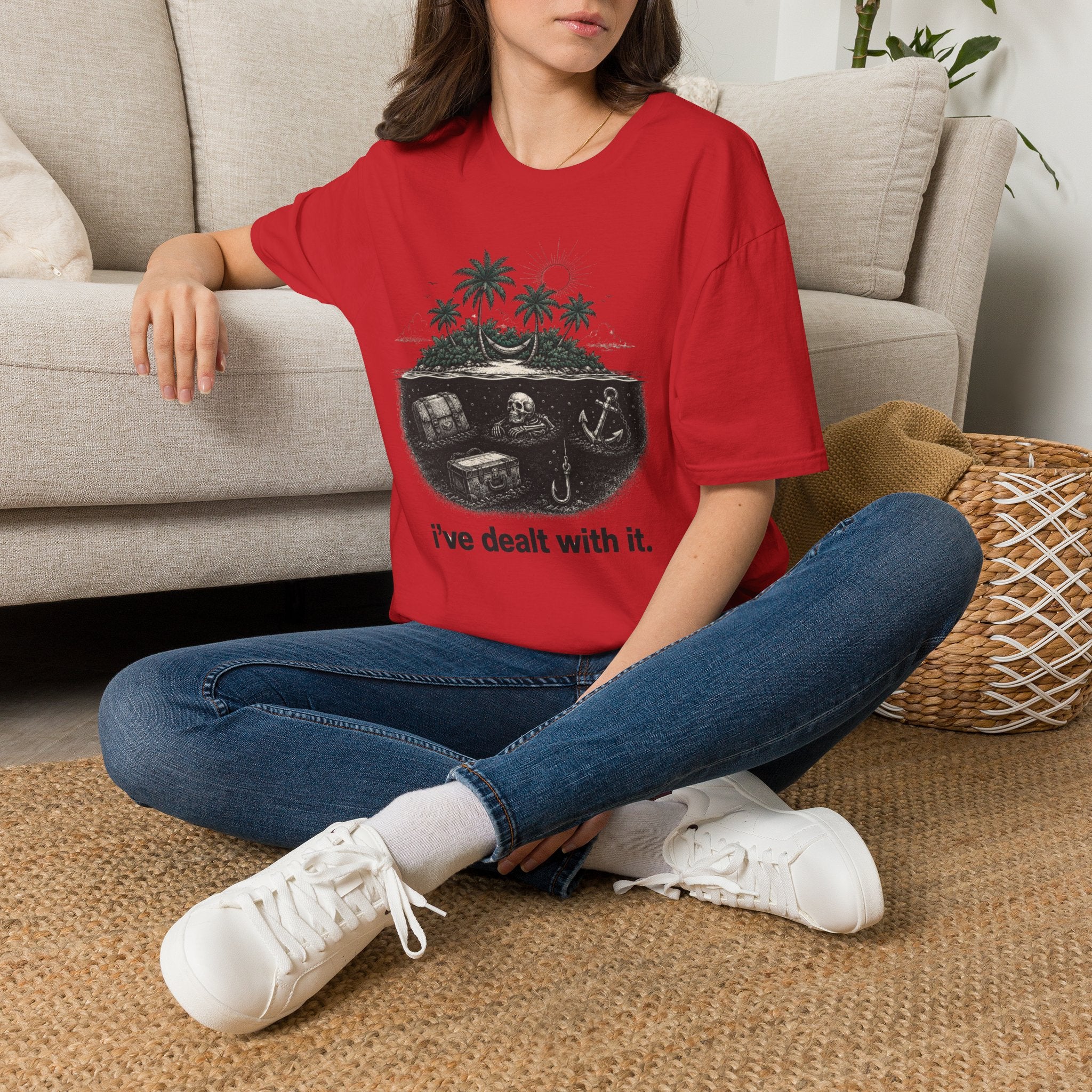T-Shirt — 'I've Dealt With It' Skull Island Graphic Tee