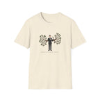 T-Shirt — 'Branching Out' Graphic Tee (Man with Tree Arms)