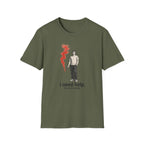 T-Shirt — I Need Help Graphic Tee with Red Smoke Illustration