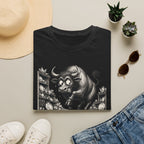Bull Mushroom Graphic Tee — "I've Really Mellowed." Funny Surreal Illustration T-Shirt