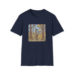 Sheriff Badge Forest Tee — Retro Ranger Woman Holding Star Badge