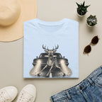 Adaptive Deer T‑Shirt — Vintage Stag Headlights Graphic Tee