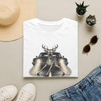 Adaptive Deer T‑Shirt — Vintage Stag Headlights Graphic Tee