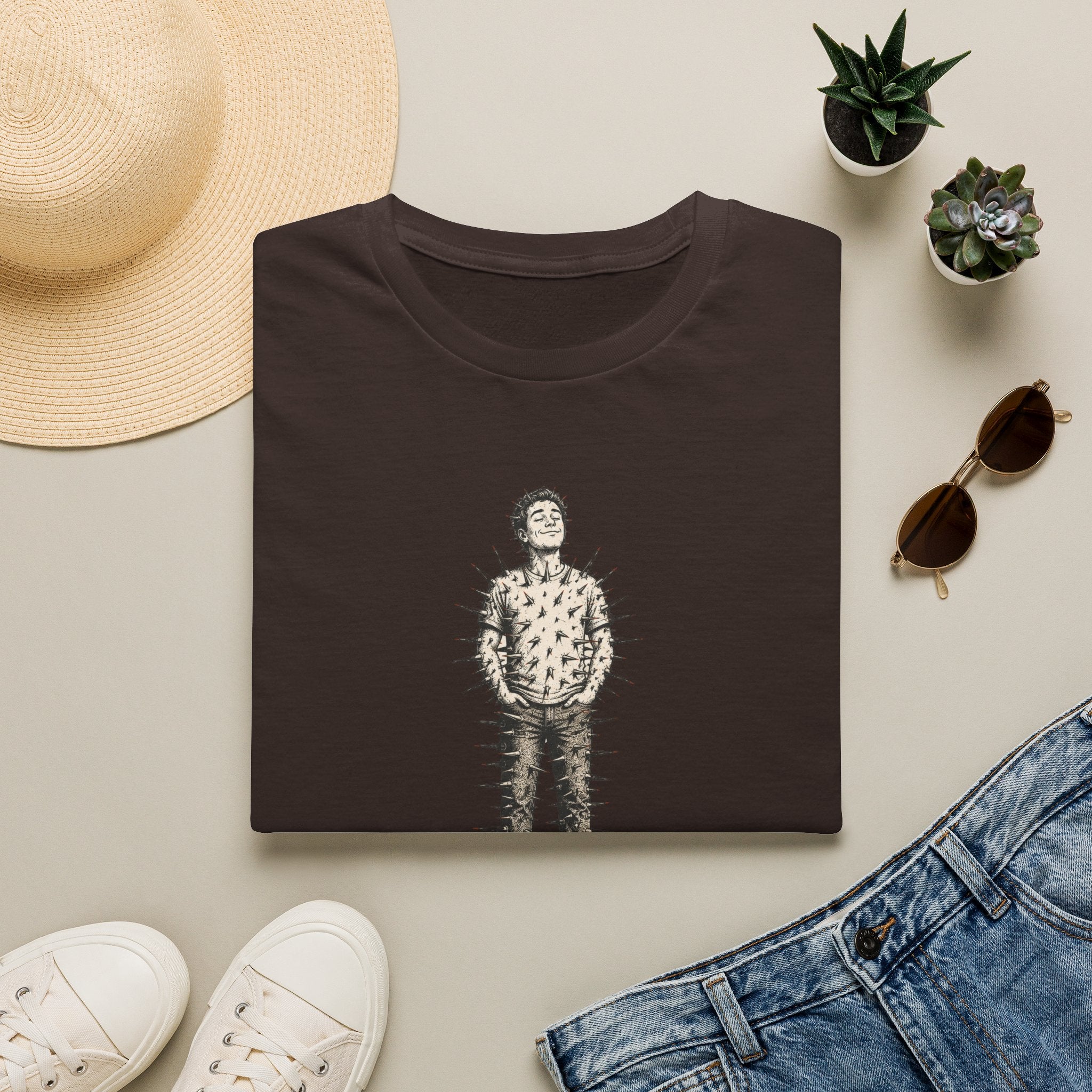 “Open to Feedback” Cactus-Person Graphic Tee
