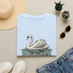 Swan "Effortless" T-Shirt — Serene Swan Graphic Tee