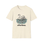 Swan "Effortless" T-Shirt — Serene Swan Graphic Tee