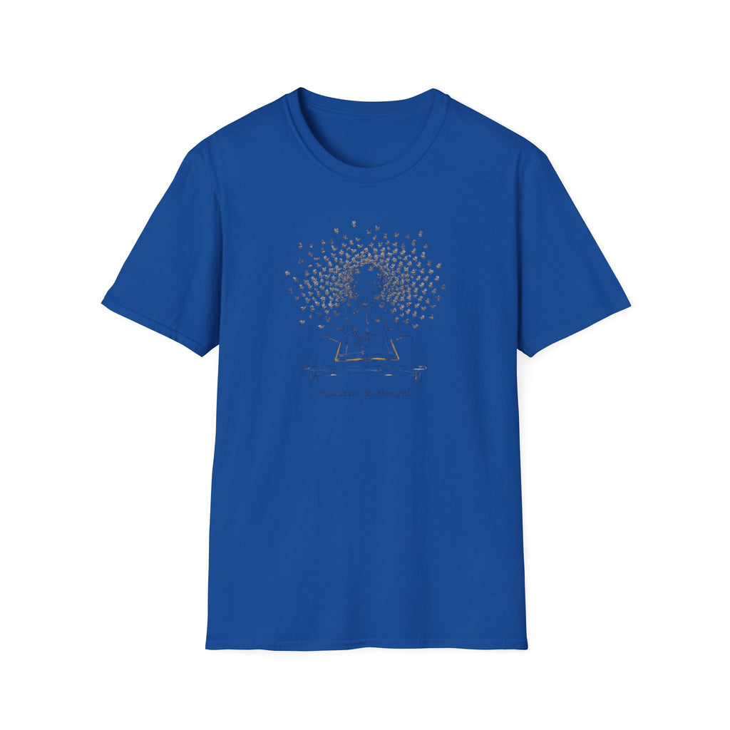 Mindful Reader Illustration Tee (Girl Reading with Butterflies)