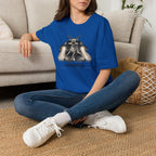 Adaptive Deer T‑Shirt — Vintage Stag Headlights Graphic Tee