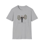 T-Shirt — 'Branching Out' Graphic Tee (Man with Tree Arms)