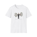 T-Shirt — 'Branching Out' Graphic Tee (Man with Tree Arms)
