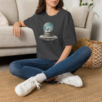 Snow Globe T‑Shirt — “It’s calm in here.” Cozy Winter Graphic Tee