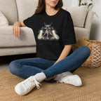 Adaptive Deer T‑Shirt — Vintage Stag Headlights Graphic Tee