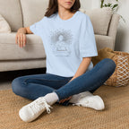 Mindful Reader Illustration Tee (Girl Reading with Butterflies)