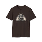 Adaptive Deer T‑Shirt — Vintage Stag Headlights Graphic Tee