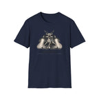 Adaptive Deer T‑Shirt — Vintage Stag Headlights Graphic Tee