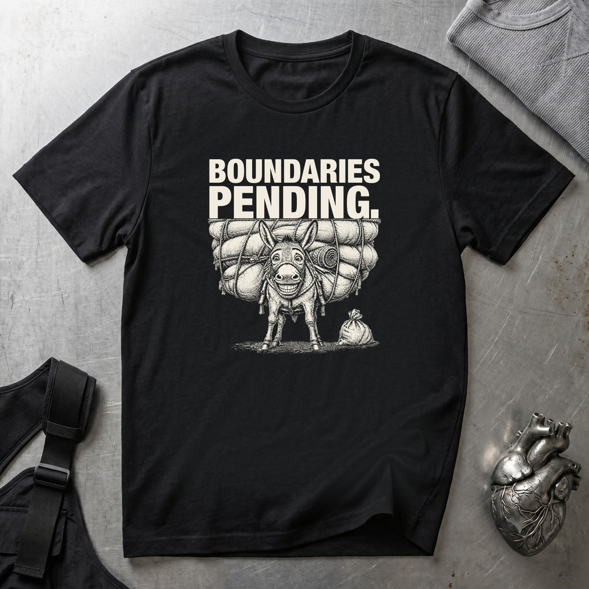 Boundaries Pending T-Shirt Black tee