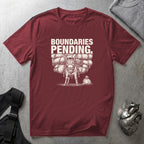 Boundaries Pending T-Shirt Maroon tee