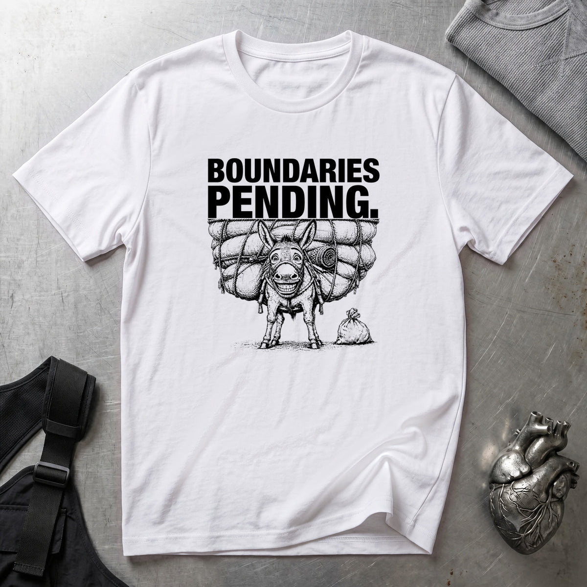 Boundaries Pending T-Shirt White tee
