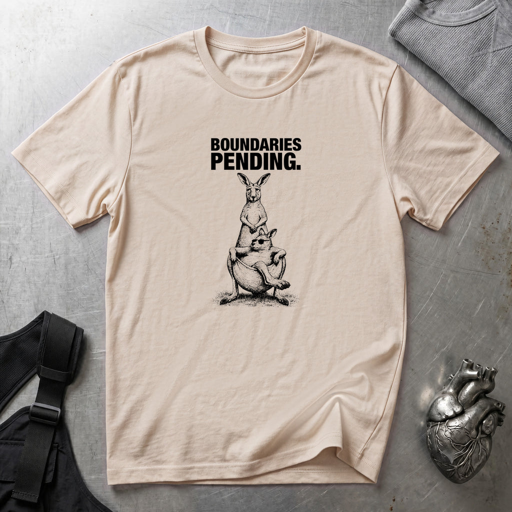 Boundaries Pending Kangaroo T-Shirt Natural tee