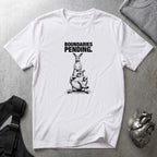 Boundaries Pending Kangaroo T-Shirt White tee