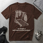 No Longer a Self-Improvement Project. Dark Chocolate tee