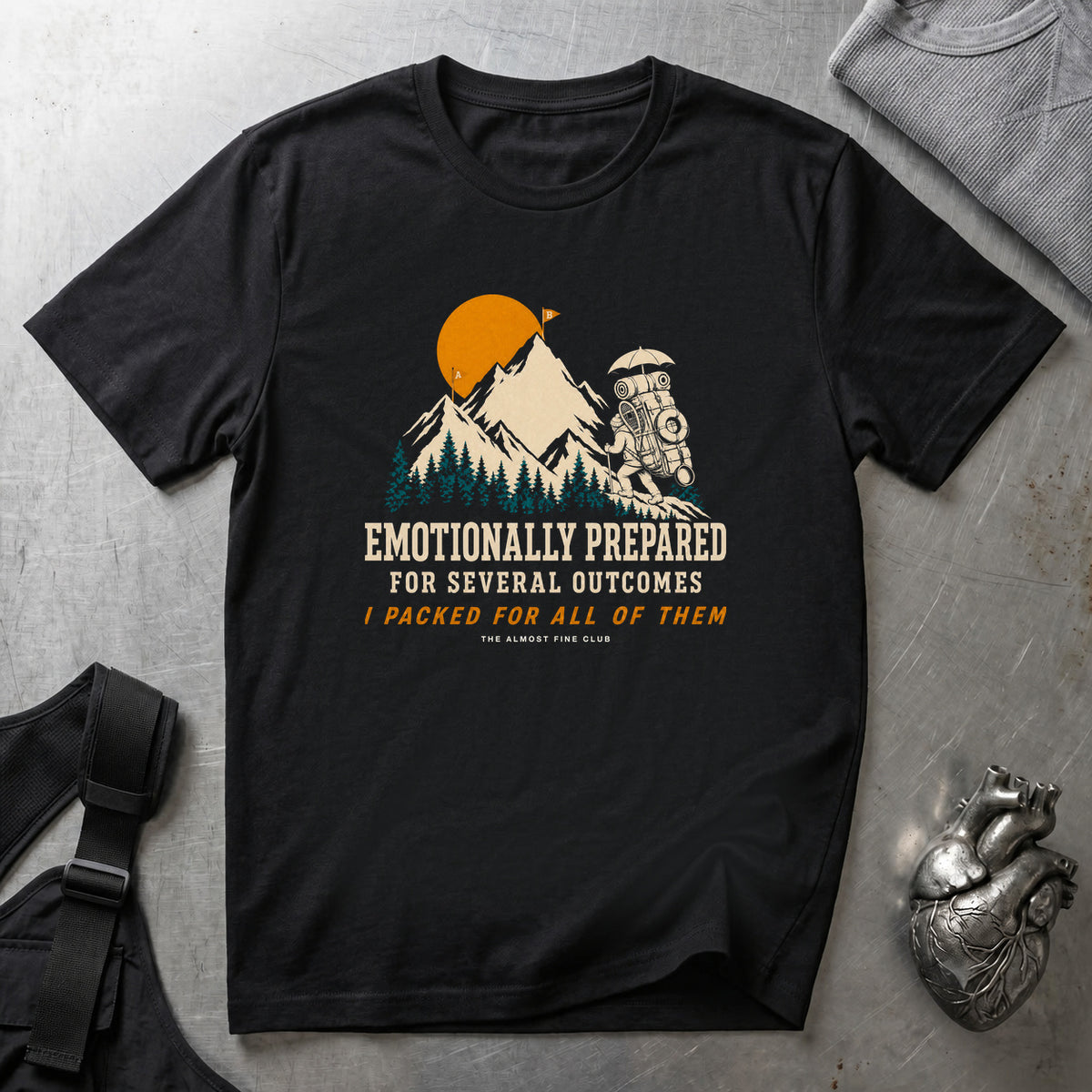 Emotionally Prepared T-Shirt Black tee