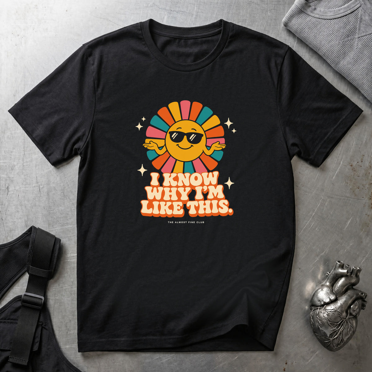 I Know Why T-Shirt Black tee