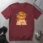 I Know Why T-Shirt Maroon tee
