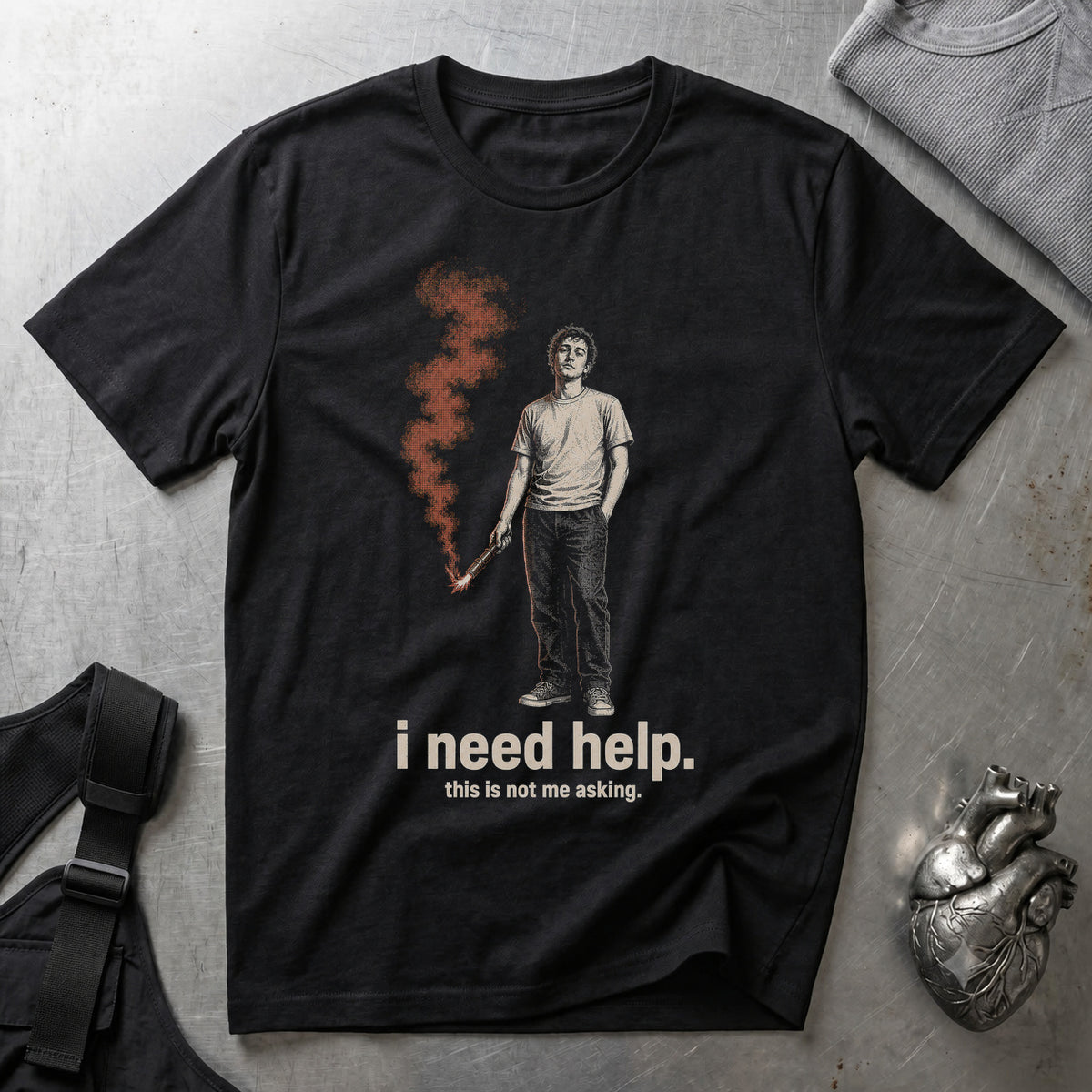 Need Help, Black