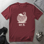 On It Again T-Shirt Maroon tee