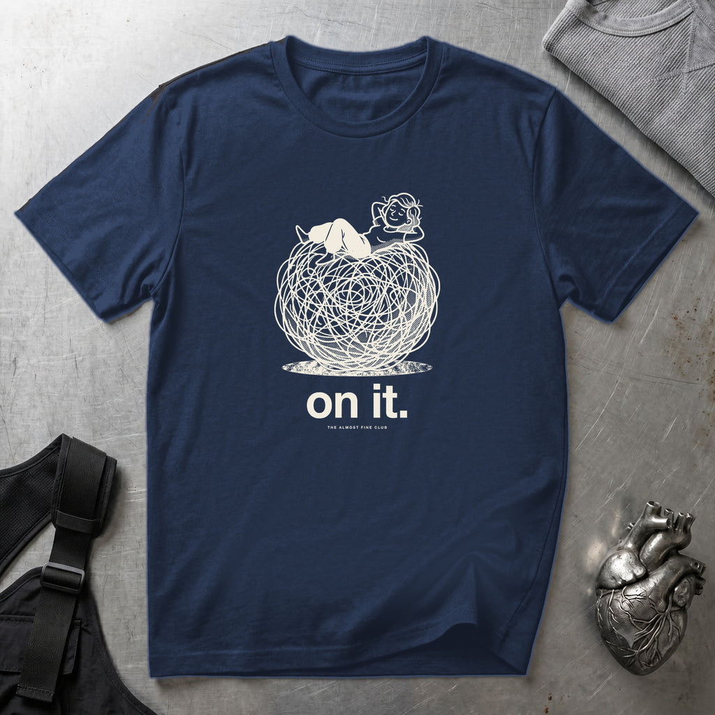 On It Again T-Shirt Navy tee