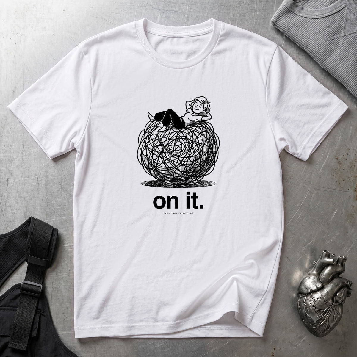 On It Again T-Shirt White tee