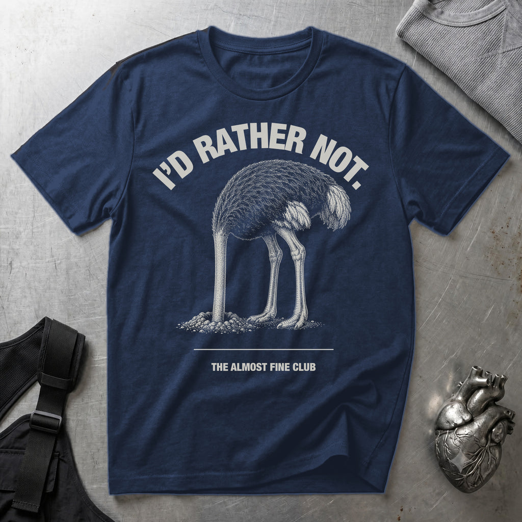 Head In Sand T-Shirt Navy tee