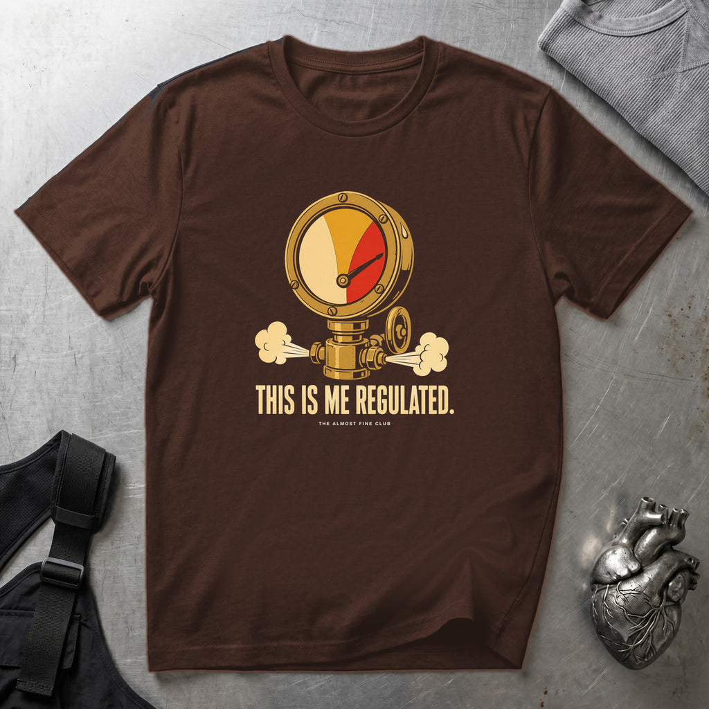 Me Regulated T-Shirt Dark Chocolate tee