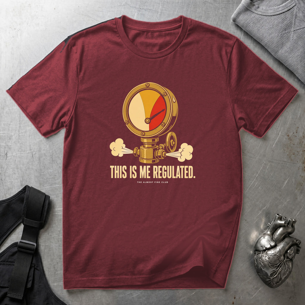 Me Regulated T-Shirt Maroon tee