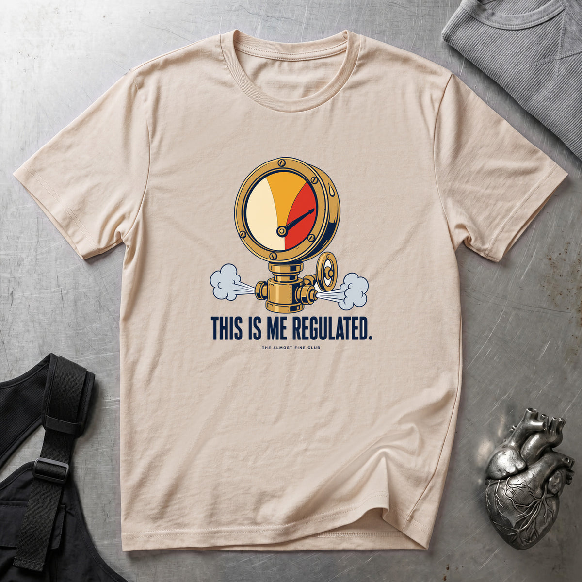 Me Regulated T-Shirt Natural tee